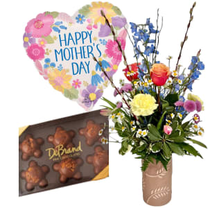 Skyward Spring Tower Flower Bouquet