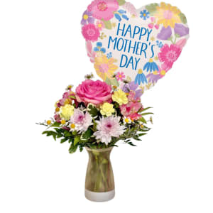 Morning Mist Medley Flower Bouquet