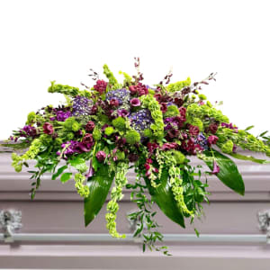 Casket Spray - Closed Lid Flower Bouquet