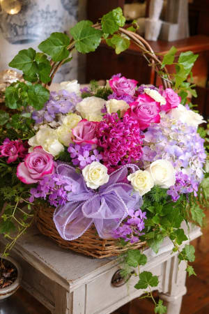 Lavender Garden Flower Bouquet