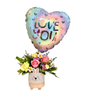 Somebunny Loves You Petite Bouquet Flower Bouquet