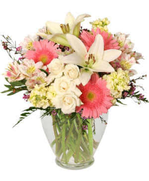 WELCOME BABY GIRL
FLOWER ARRANGEMENT