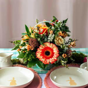 BLOOMING BASKET SAME DAY DELIVERY Flower Bouquet