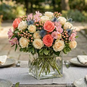 Apricot Wedding Collection Flower Bouquet