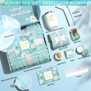 Luxury Blue Spa Gift Box for Women – Relaxation Gift Set
