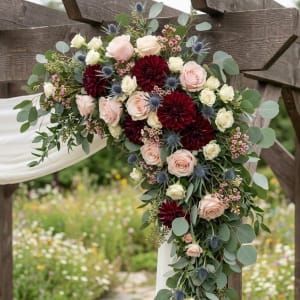 Burgundy Wedding Collection Flower Bouquet