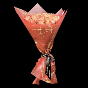 PEACH ROSES BOUQUET Flower Bouquet