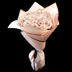 BLUSH ROSES BOUQUET Flower Bouquet