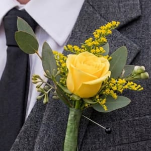 Goldenrod Wedding Collection Flower Bouquet