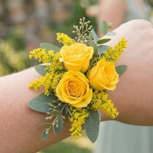 Goldenrod Wedding Collection Flower Bouquet