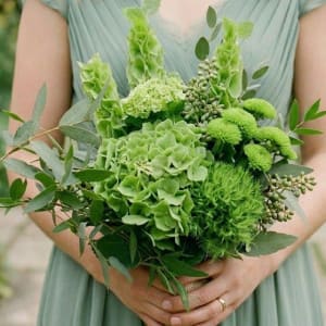 Emerald Wedding Collection Flower Bouquet
