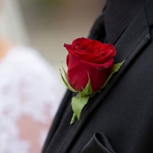 Crimson Wedding Collection Flower Bouquet