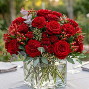 Crimson Wedding Collection Flower Bouquet