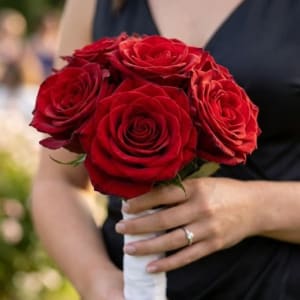 Crimson Wedding Collection Flower Bouquet