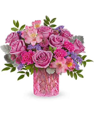 Designer's Choice In Pink Rhapsody Vase