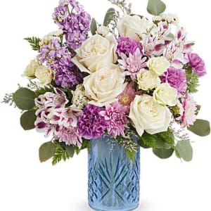 Teleflora's Blue Bliss Bouquet Flower Bouquet