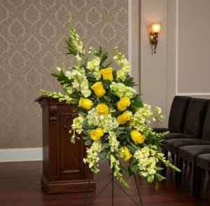 Heaven's Sunset Sympathy Collection Flower Bouquet