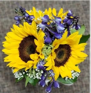 Sunflower Dance Nosegay Flower Bouquet