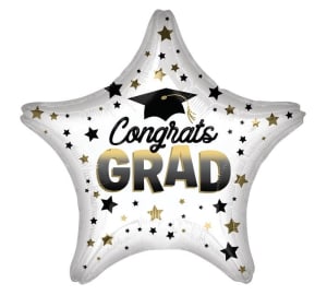 9" Graduation Mini Mylar Balloons