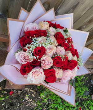 50 Pink Daydreams Flower Bouquet