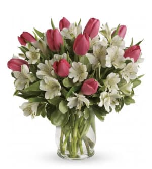 Love You Always Tulips Flower Bouquet