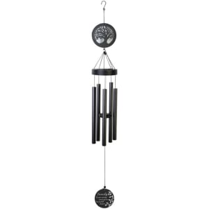 45" Solar Chime Flower Bouquet