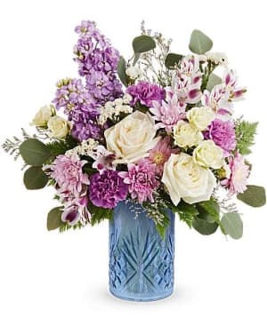 Teleflora's Blue Bliss Bouquet