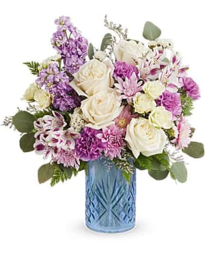 Teleflora's Blue Bliss Bouquet