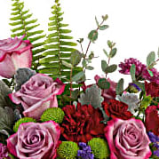 Burgundy and purple Bouquet Flower Bouquet
