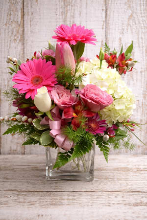 French Cube Flower Bouquet