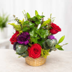 Flowering Garden Basket Flower Bouquet