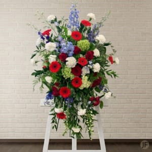 Patriots Honor Flower Bouquet
