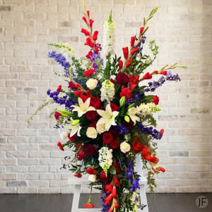 Military Honor - Funeral Flowers Flower Bouquet