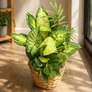 Medium Plant 6" Flower Bouquet