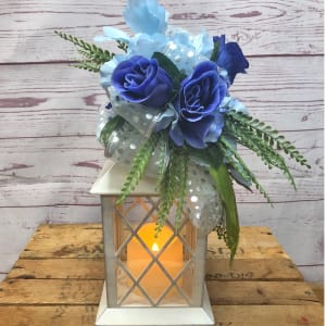 Pastel Perfection Silk (Artificial) Lanterns Flower Bouquet