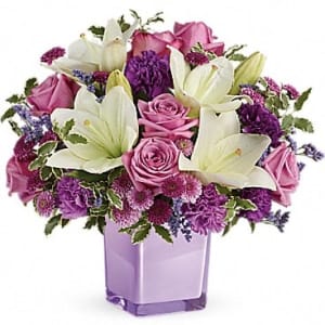 Pleasing Purple Flower Bouquet