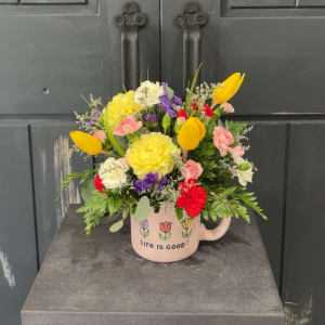 Loving Garden Mug Flower Bouquet