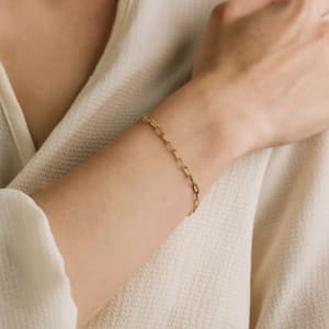 Paperclip Bracelet - Gold