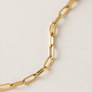 Paperclip Necklace - Gold