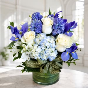 Baby Boy Cylinder Flower Bouquet