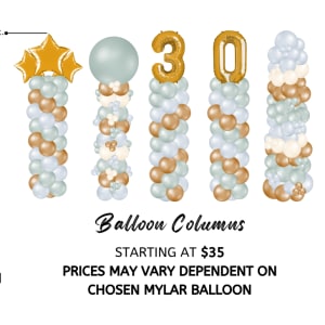 Free Standing Balloon Tower Flower Bouquet