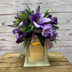 Pastel Perfection Silk (Artificial) Lanterns Flower Bouquet