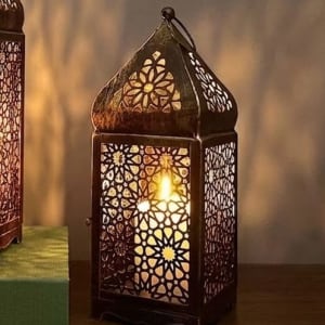 Moroccan Glow Lanterns Flower Bouquet