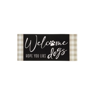 Welcome Dogs Switch Mat Flower Bouquet