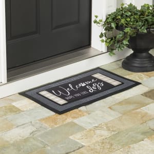 Welcome Dogs Switch Mat Flower Bouquet