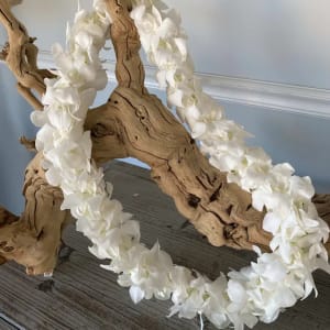 Double Dendrobian Orchid lei Flower Bouquet