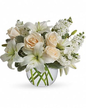 Isle of White Flower Bouquet
