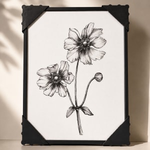 Botanical Wall Art Flower Bouquet