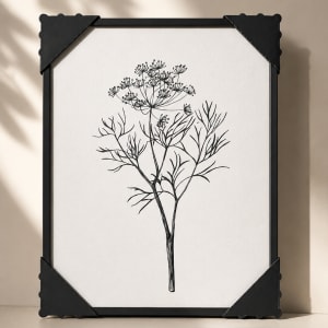Botanical Wall Art Flower Bouquet