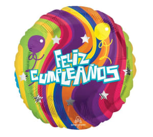 9" Mini Spanish Air filled stick balloons Flower Bouquet